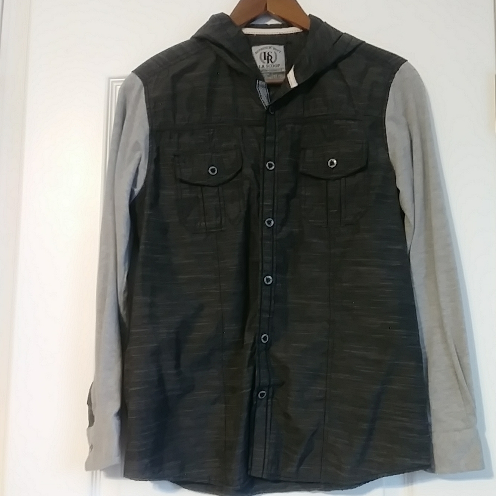 AUTHENTIC DEPT. LR SCOOP hoodie shirt S/boy XL(18)
